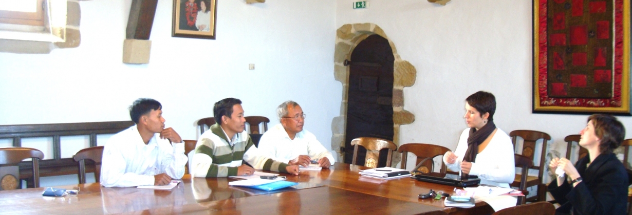 Meeting of KPPA with commune council at Espelette, Aquitaine