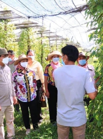 Visit of H.E. Minister of Agriculture, Forestry and Fisheries (MAFF) in Aries Farm, member of KPPA